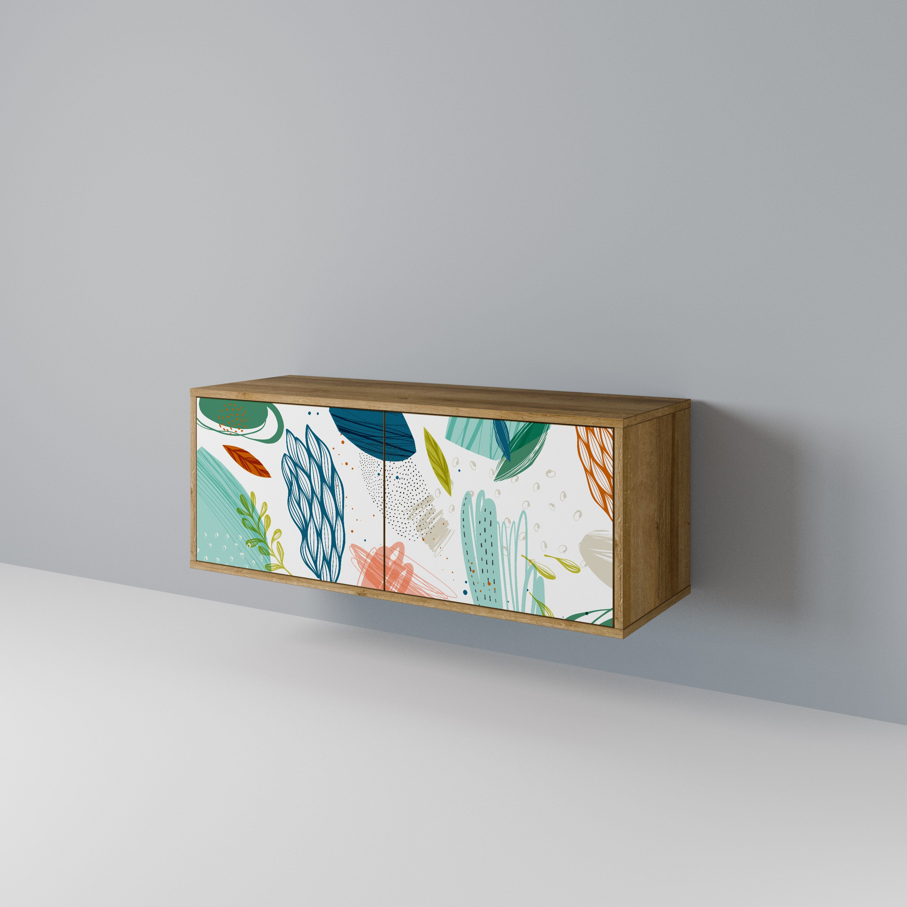 BOTANICAL HURRICANE Kompaktes 2-türiges TV-Lowboard