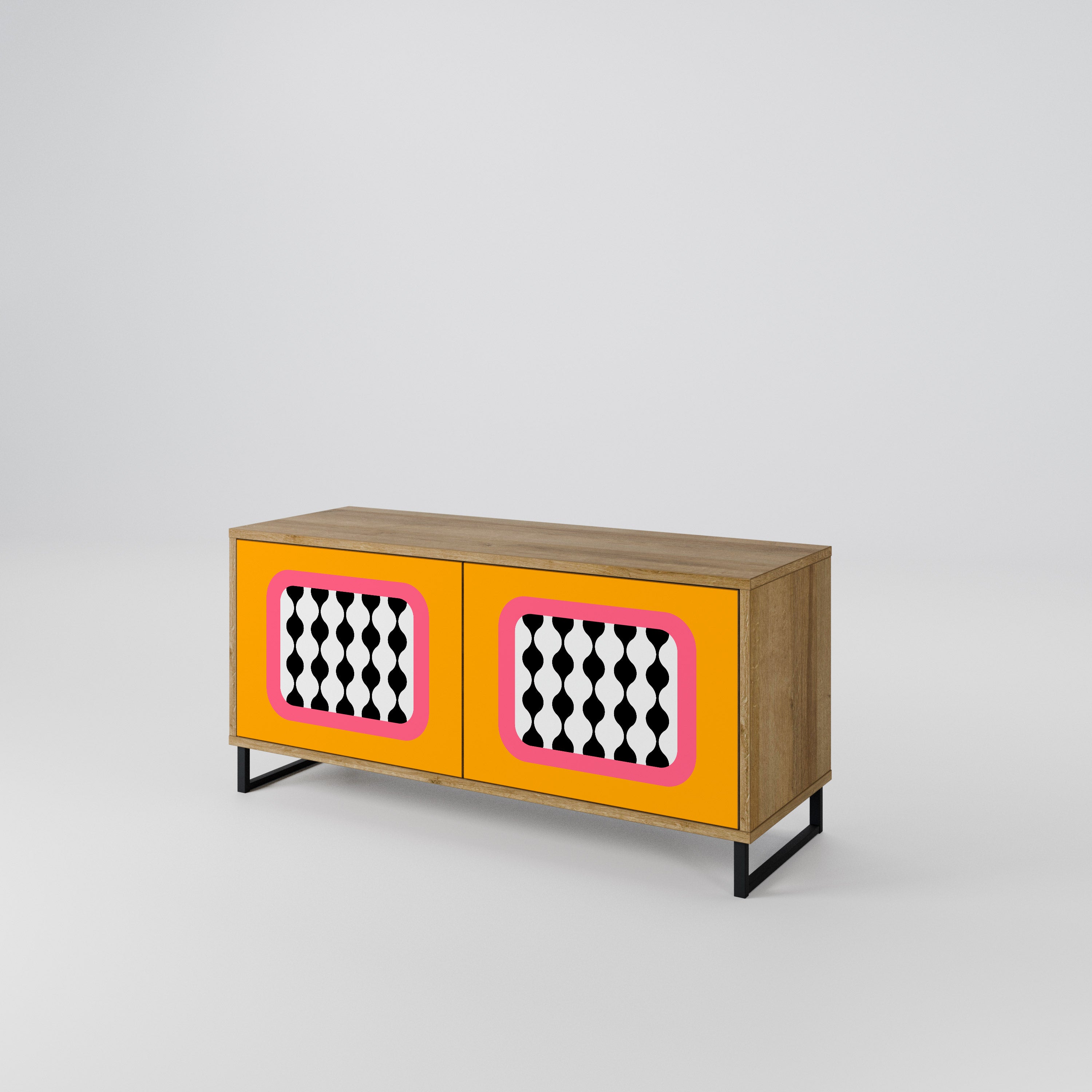 TEARS IN HEAVEN Kompaktes 2-türiges TV-Lowboard