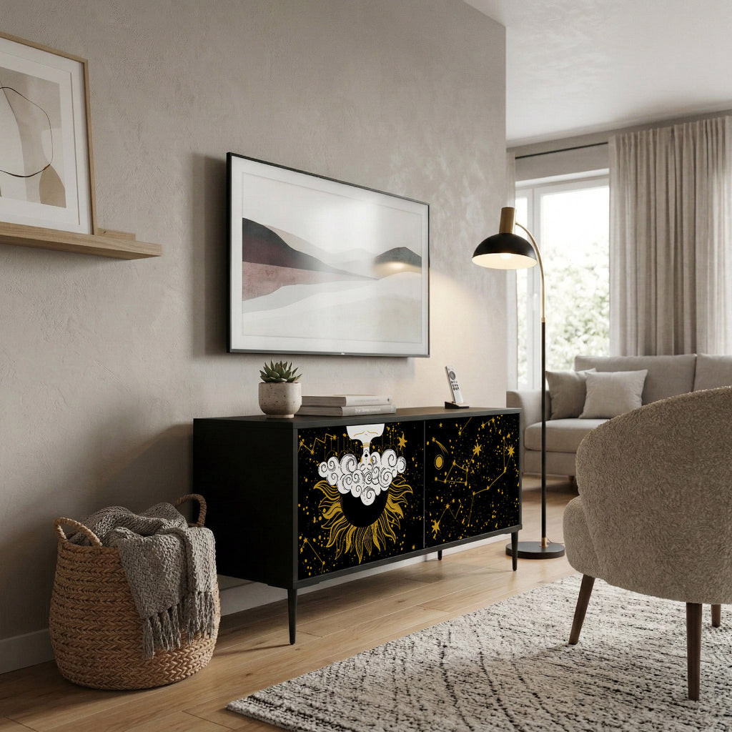 STELLAR CONSTELLATIONS Kompaktes 2-türiges TV-Lowboard