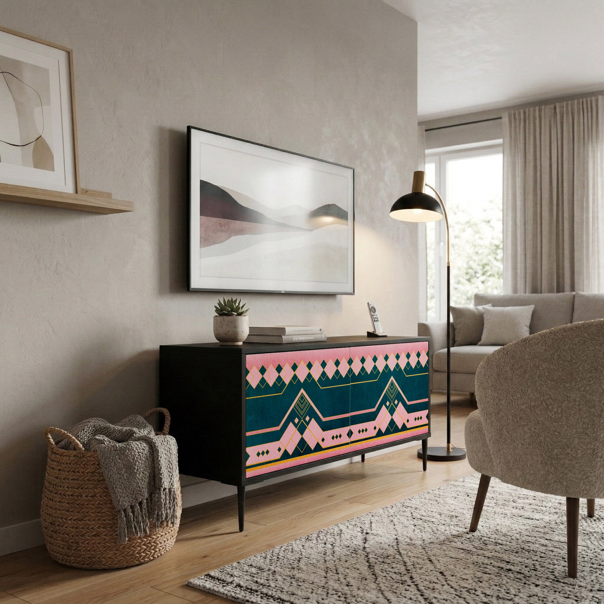 ROYAL COMPOSITION Kompaktes 2-türiges TV-Lowboard