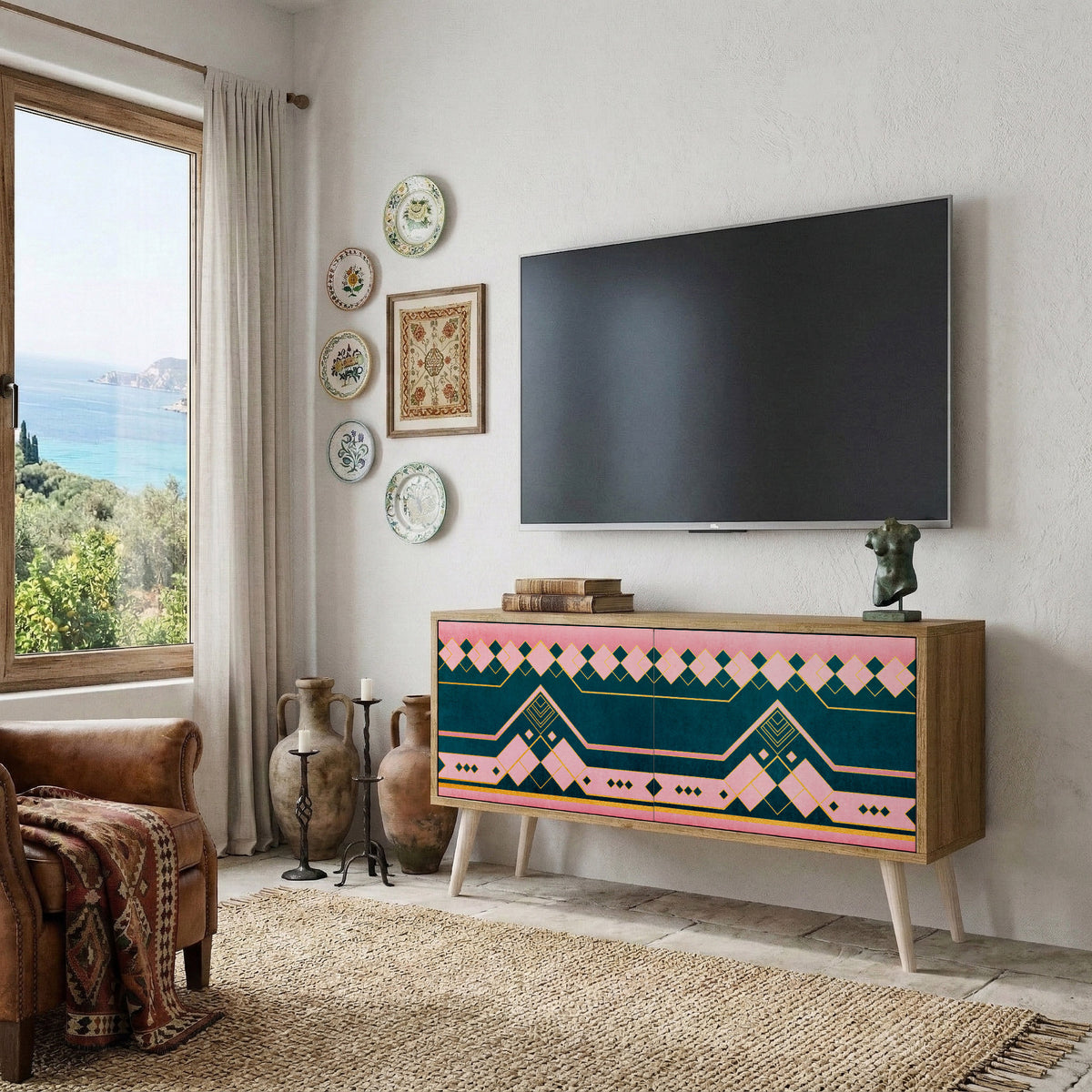 ROYAL COMPOSITION Kompaktes 2-türiges TV-Lowboard