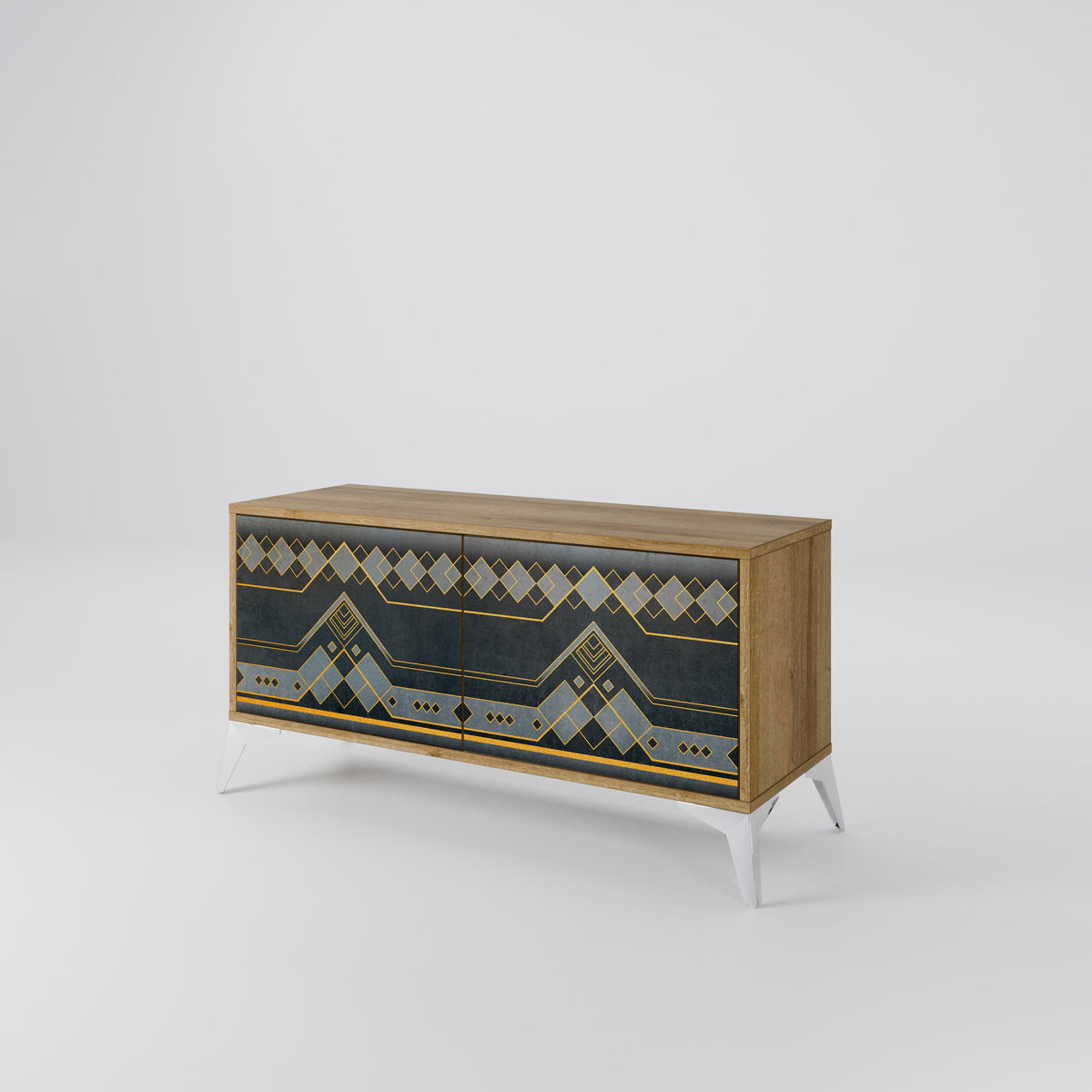 ROYAL ORDINARINESS Compact 2-Door TV Cabinet