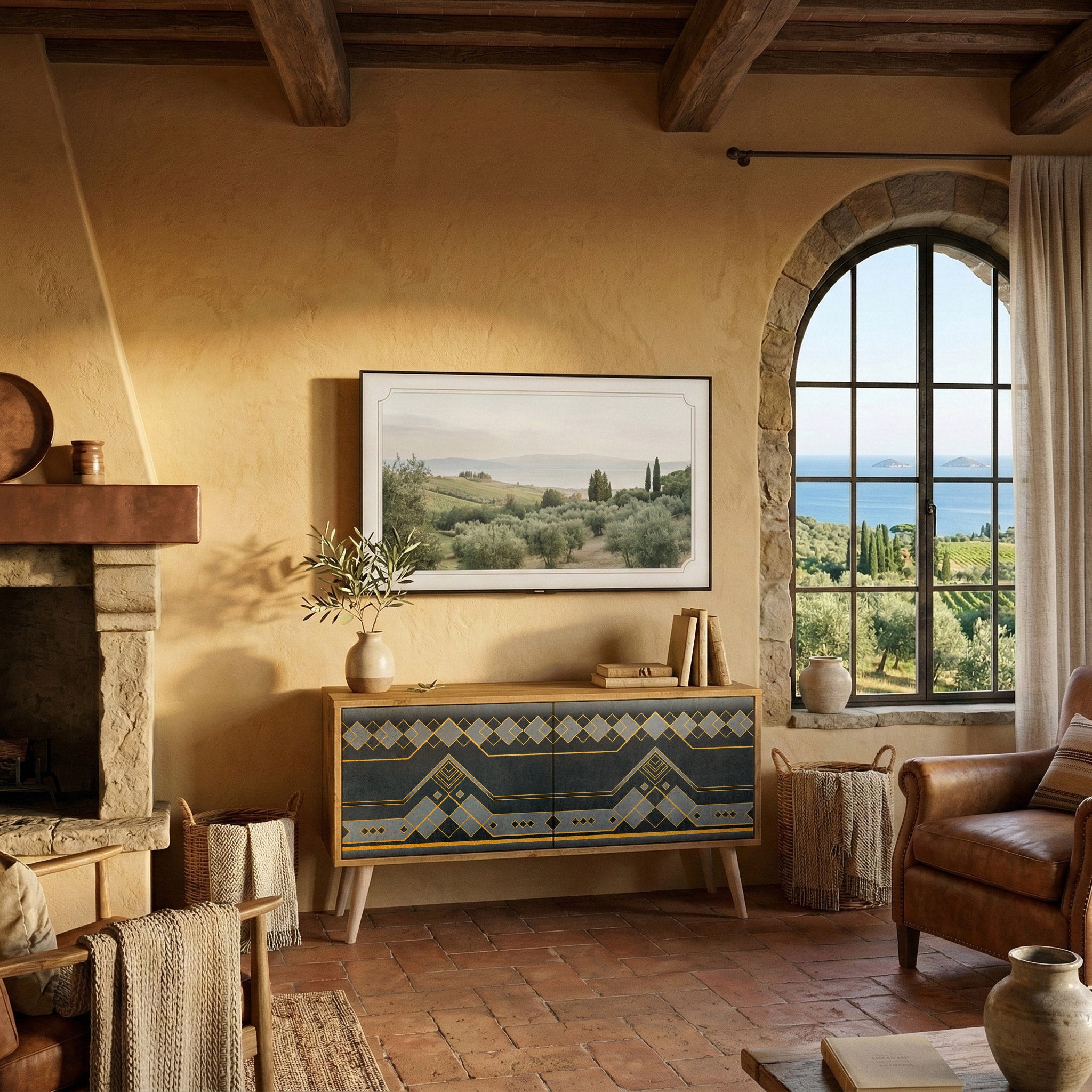 ROYAL ORDINARINESS Compact 2-Door TV Cabinet