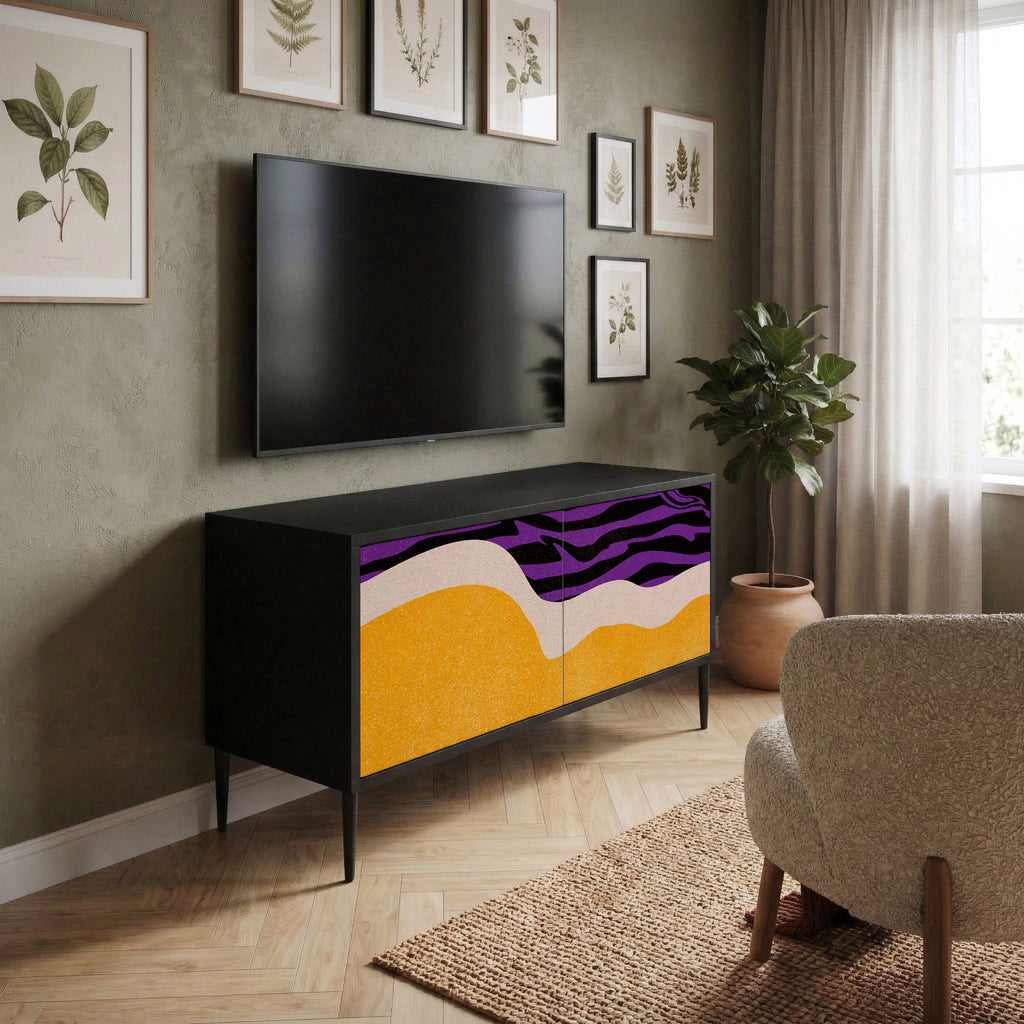 INDEPENDENT BORDER Kompaktes 2-türiges TV-Lowboard