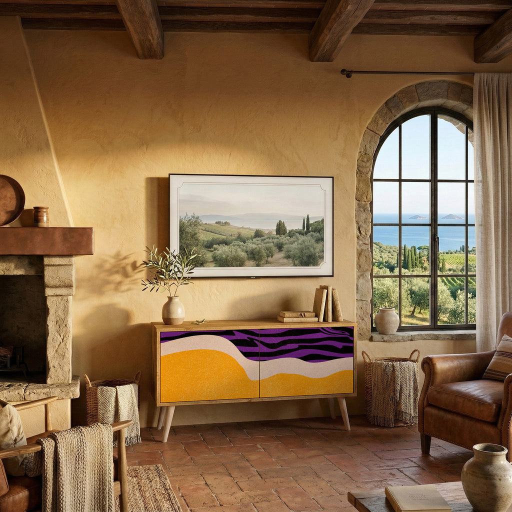 INDEPENDENT BORDER Kompaktes 2-türiges TV-Lowboard