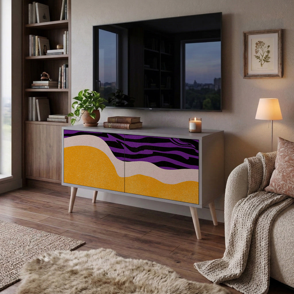 INDEPENDENT BORDER Kompaktes 2-türiges TV-Lowboard