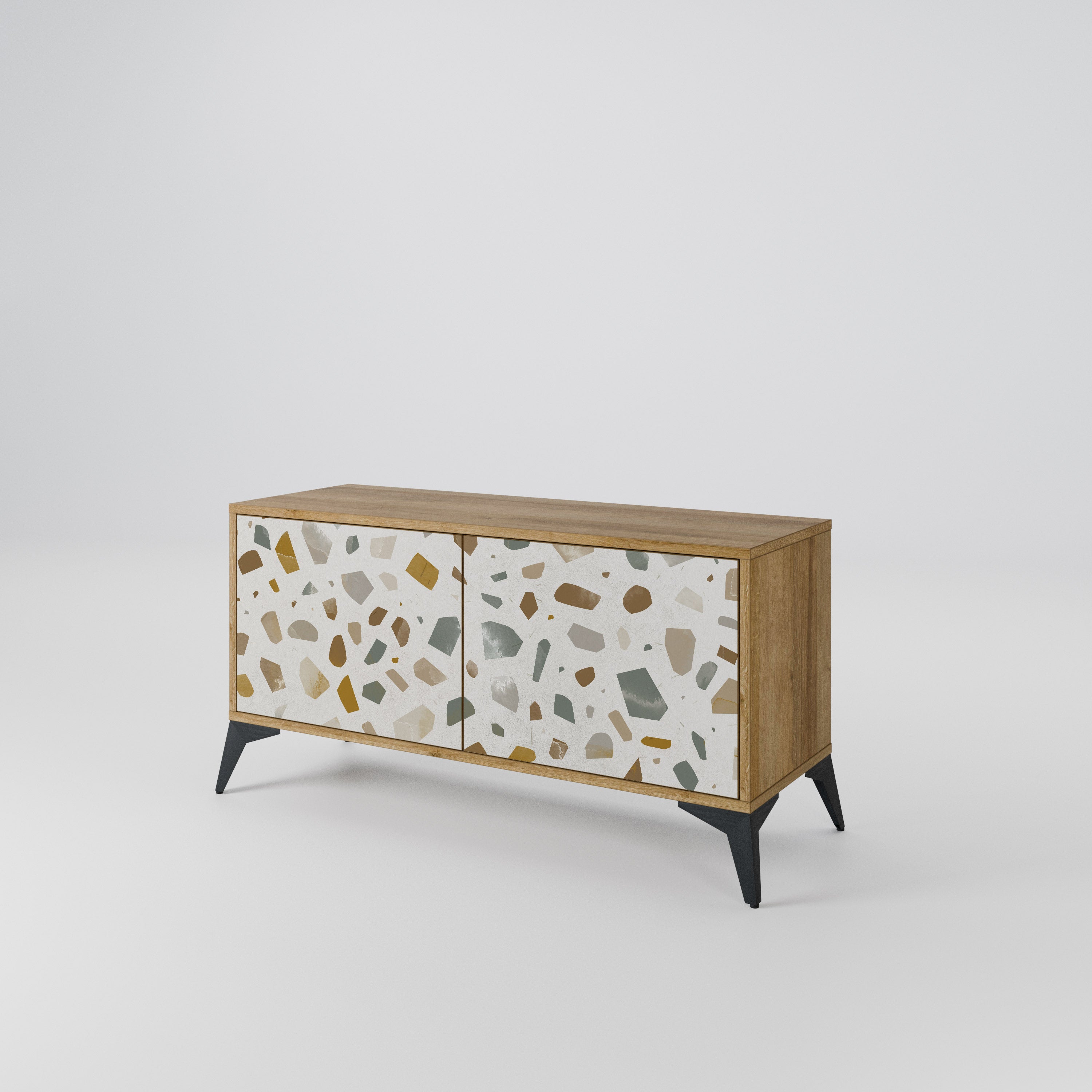 PIECES OF TOMORROW Kompaktes 2-türiges TV-Lowboard