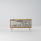 GRAIN LINES Kompaktes 2-türiges TV-Lowboard