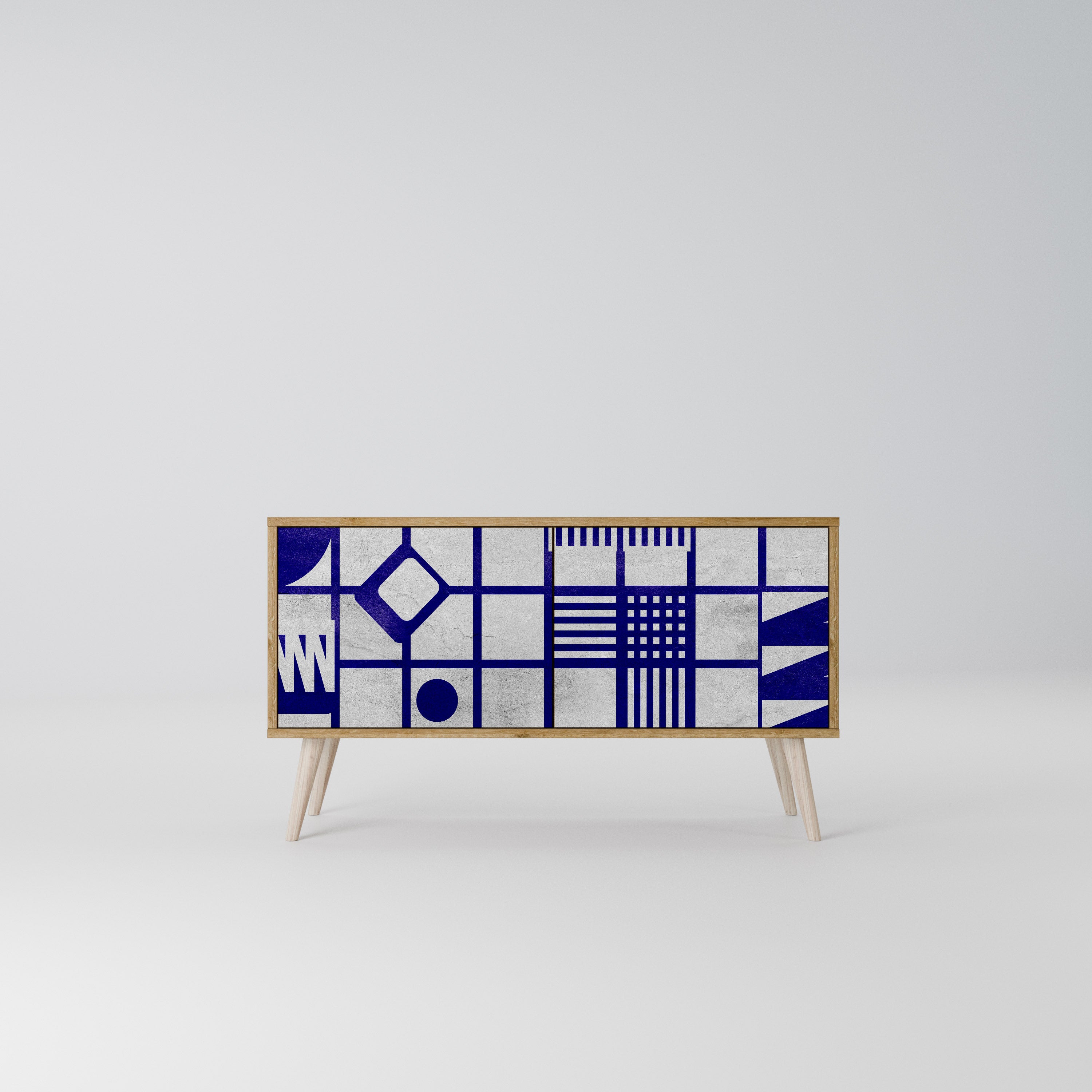 THE RIGHT PLACES Compact 2-Door TV Cabinet