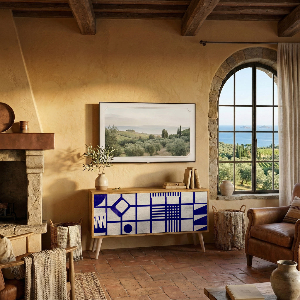 THE RIGHT PLACES Compact 2-Door TV Cabinet