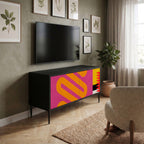 VIVID ART Kompaktes 2-türiges TV-Lowboard
