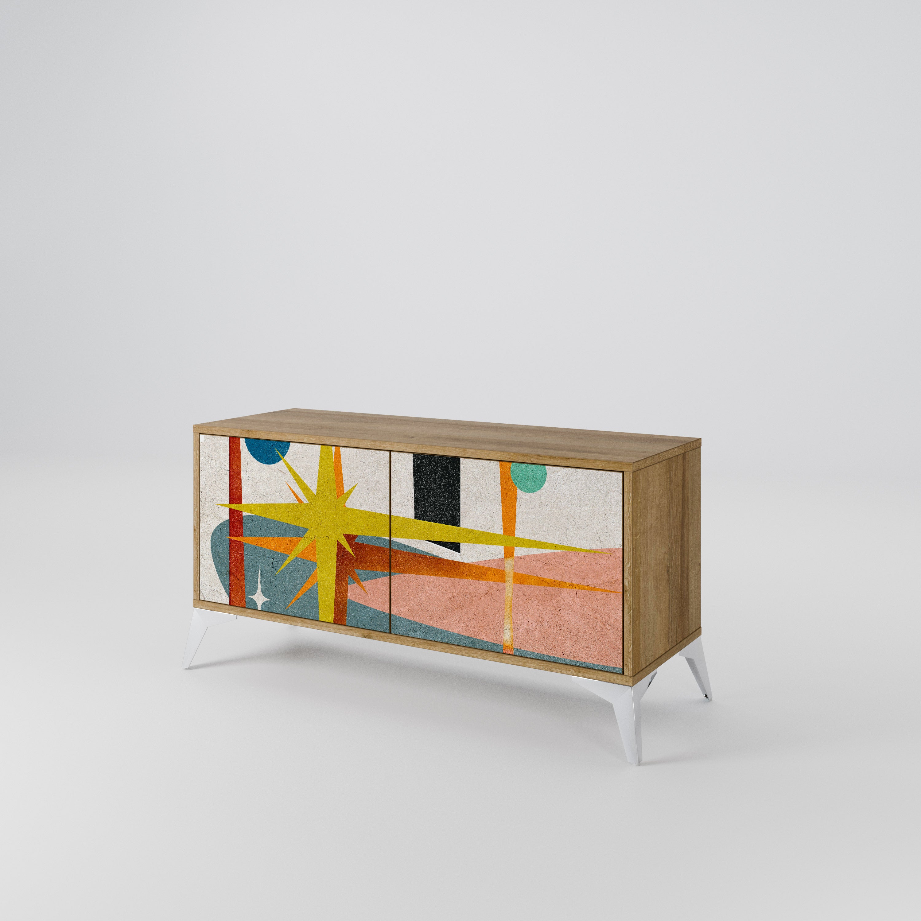 INTERSTELLAR VIBES Compact 2-Door TV Cabinet