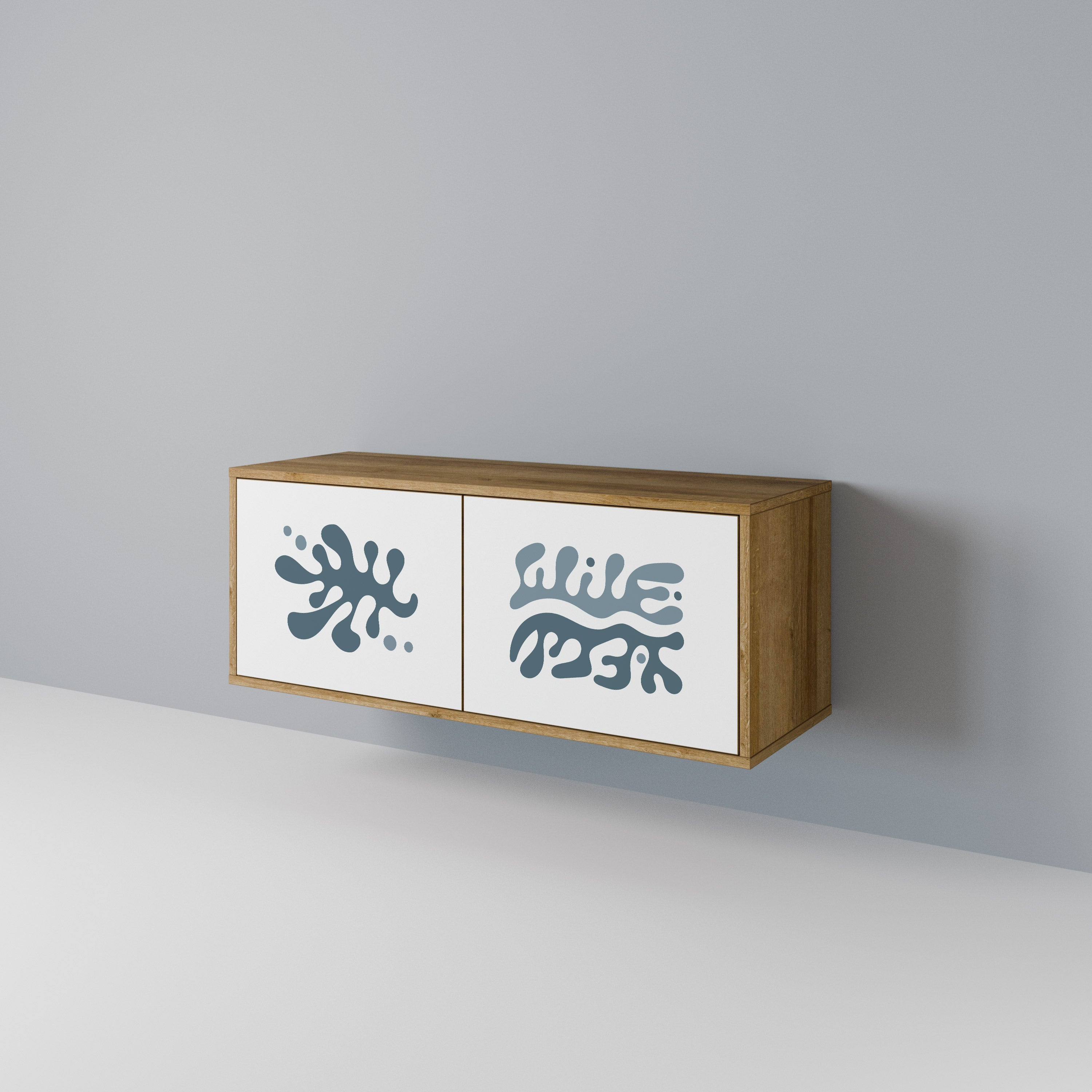 WONDERLAND VEGETATION Compact 2-Door TV Cabinet