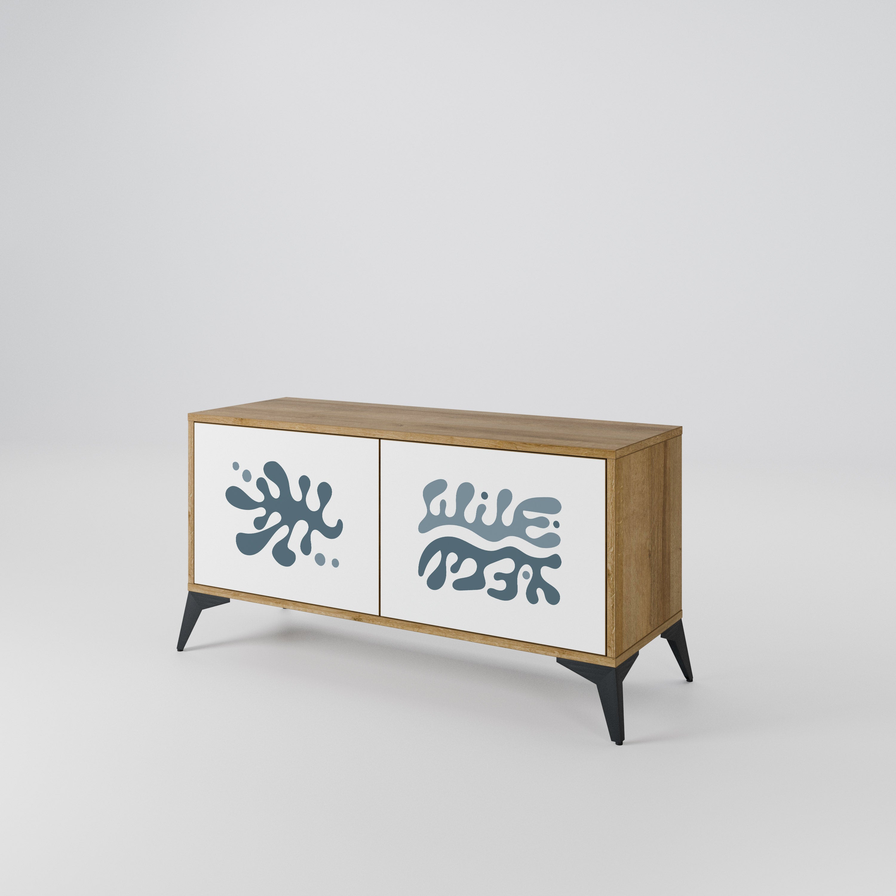 WONDERLAND VEGETATION Compact 2-Door TV Cabinet