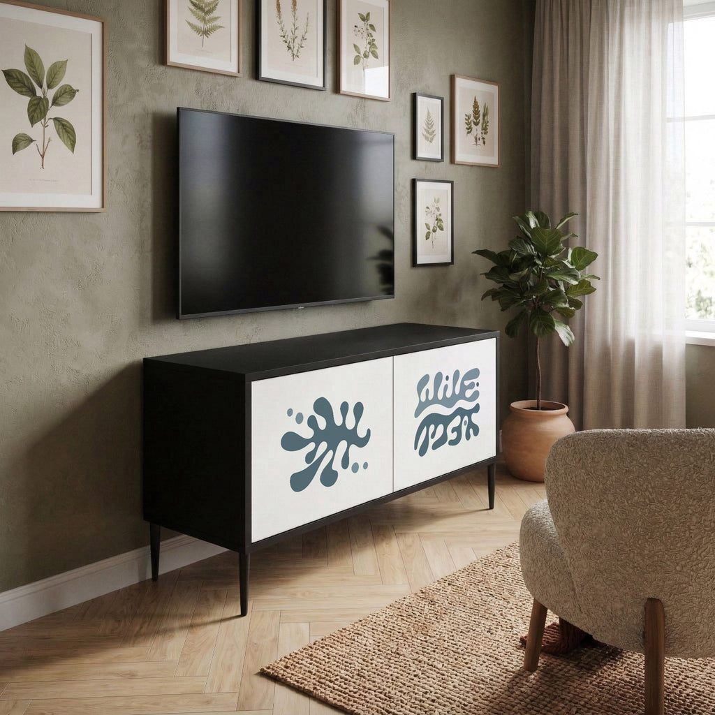 WONDERLAND VEGETATION Compact 2-Door TV Cabinet
