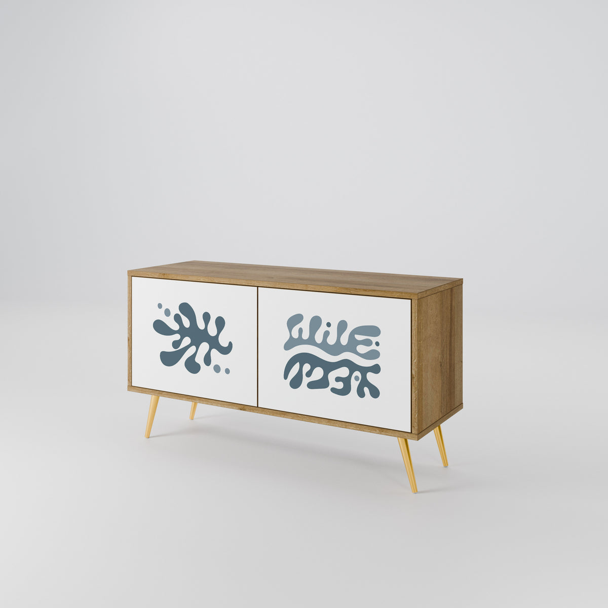 WONDERLAND VEGETATION Compact 2-Door TV Cabinet