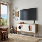 COLORFUL SHAPES Compact 2-Door TV Cabinet