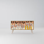 COLORFUL STRINGS Kompaktes 2-türiges TV-Lowboard