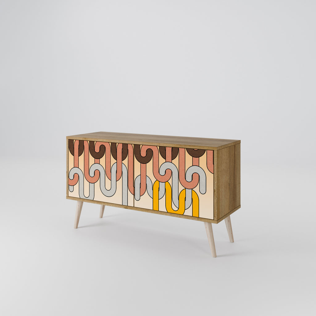 COLORFUL STRINGS Kompaktes 2-türiges TV-Lowboard