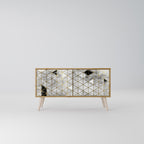 ASHEN ARIA Kompaktes 2-türiges TV-Lowboard