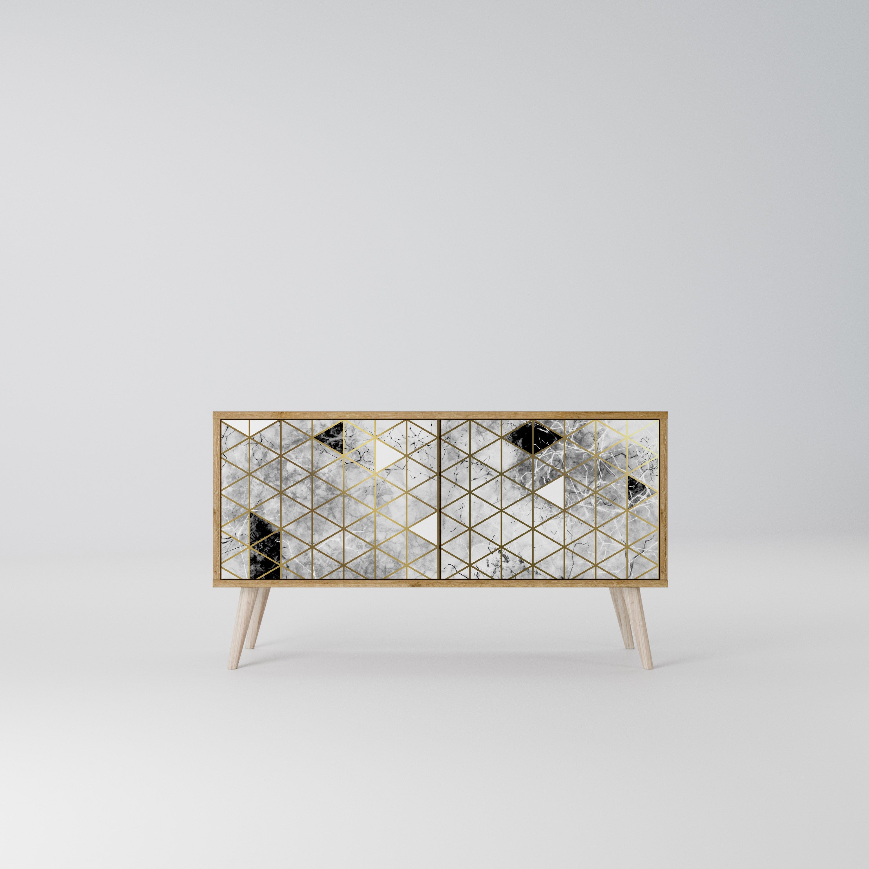 ASHEN ARIA Compact 2-Door TV Cabinet