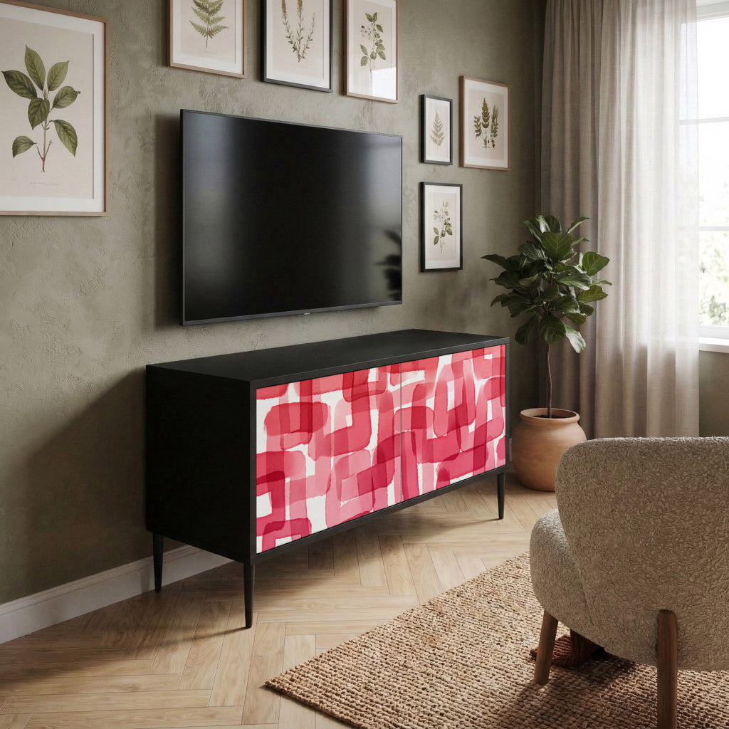 KALEIDOSCOPIC CUBISM Compact 2-Door TV Cabinet