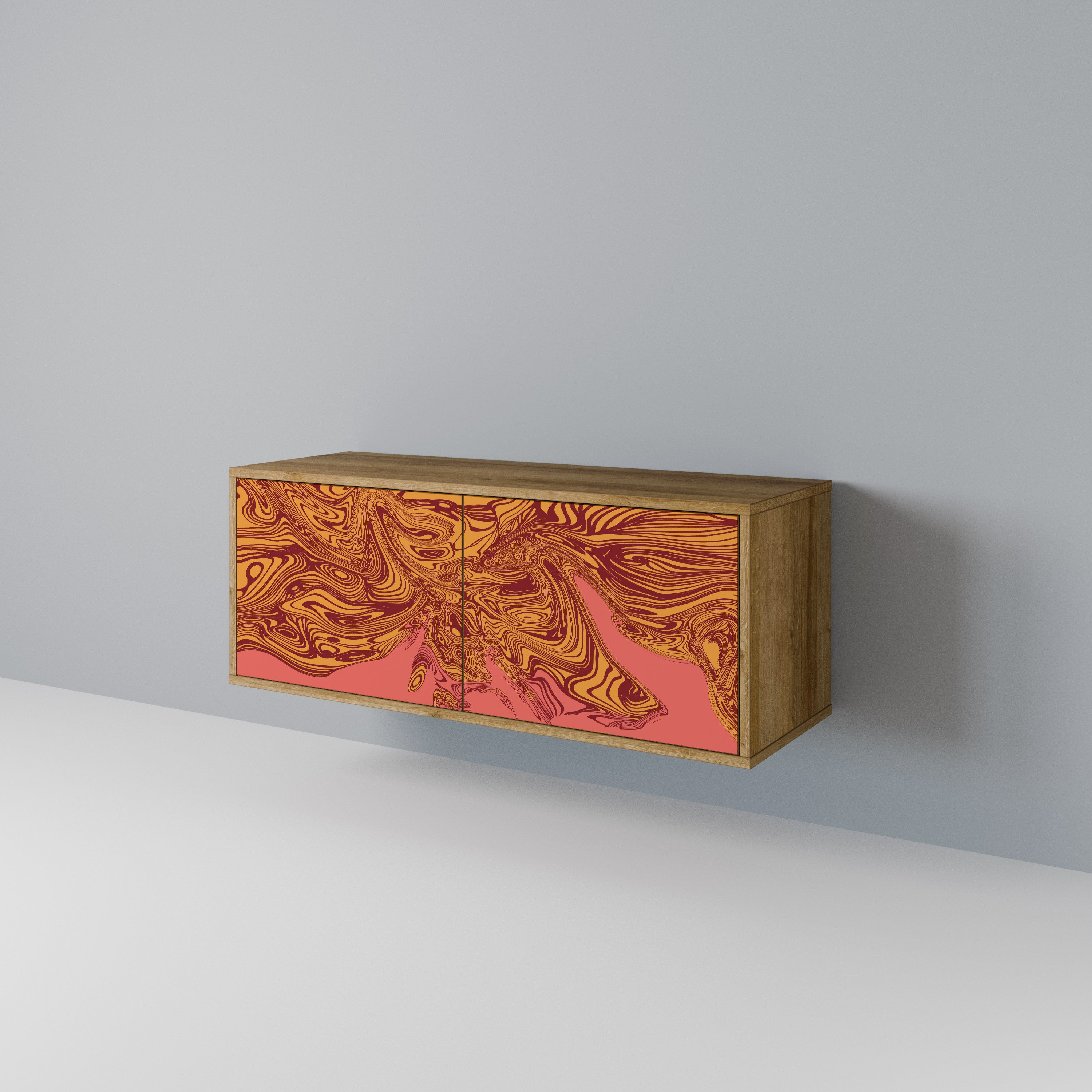 FLOATING THOUGHTS Kompaktes 2-türiges TV-Lowboard