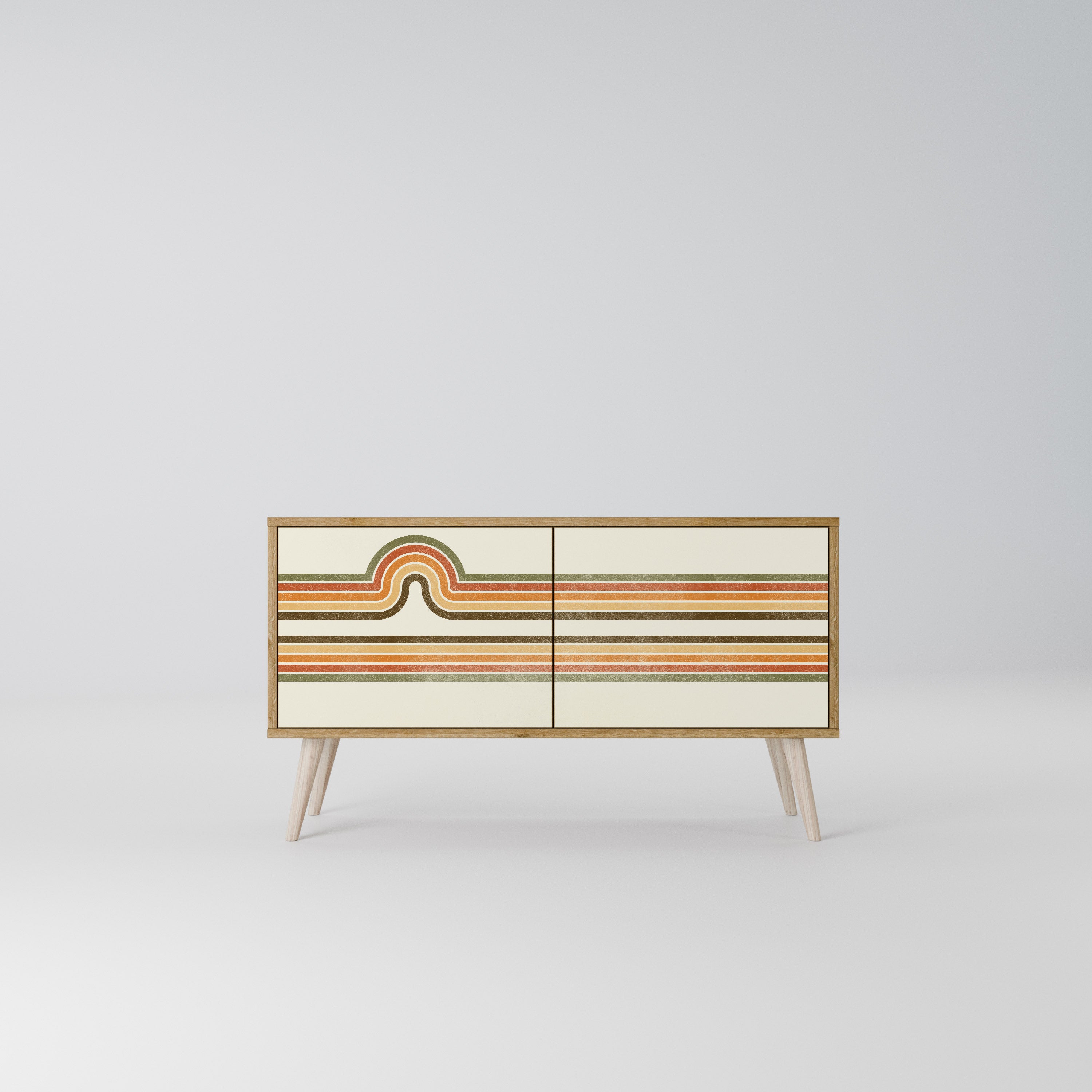 EXCEPTIONAL STREAM Compact 2-Door TV Cabinet