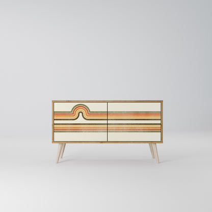 EXCEPTIONAL STREAM Compact 2-Door TV Cabinet