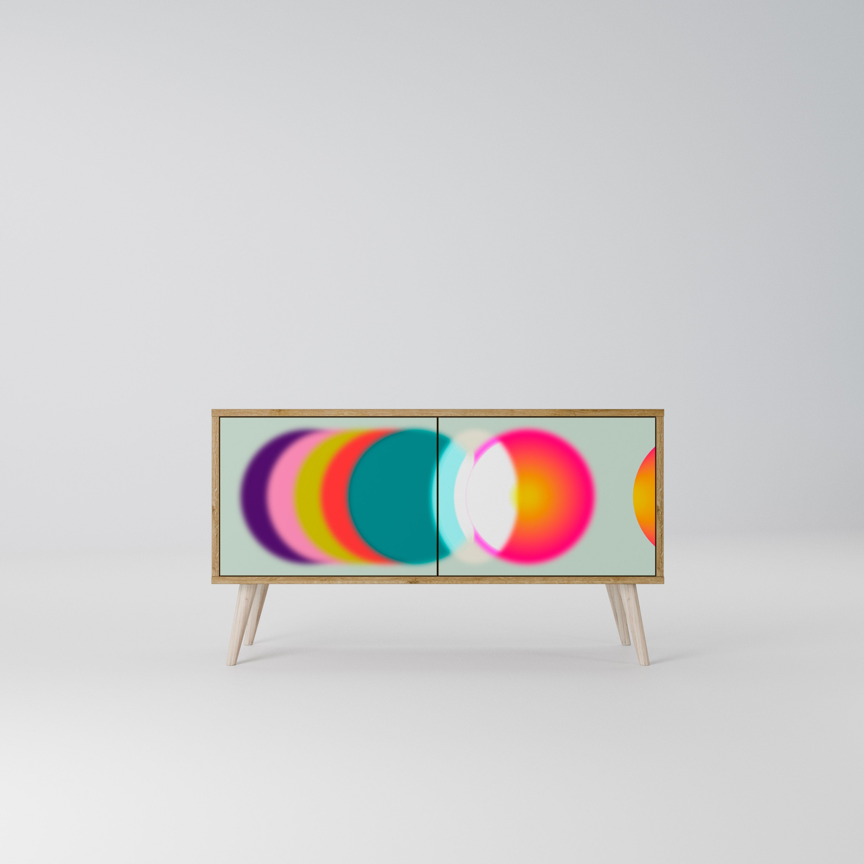 SYMPHONY OF COLORS Kompaktes 2-türiges TV-Lowboard