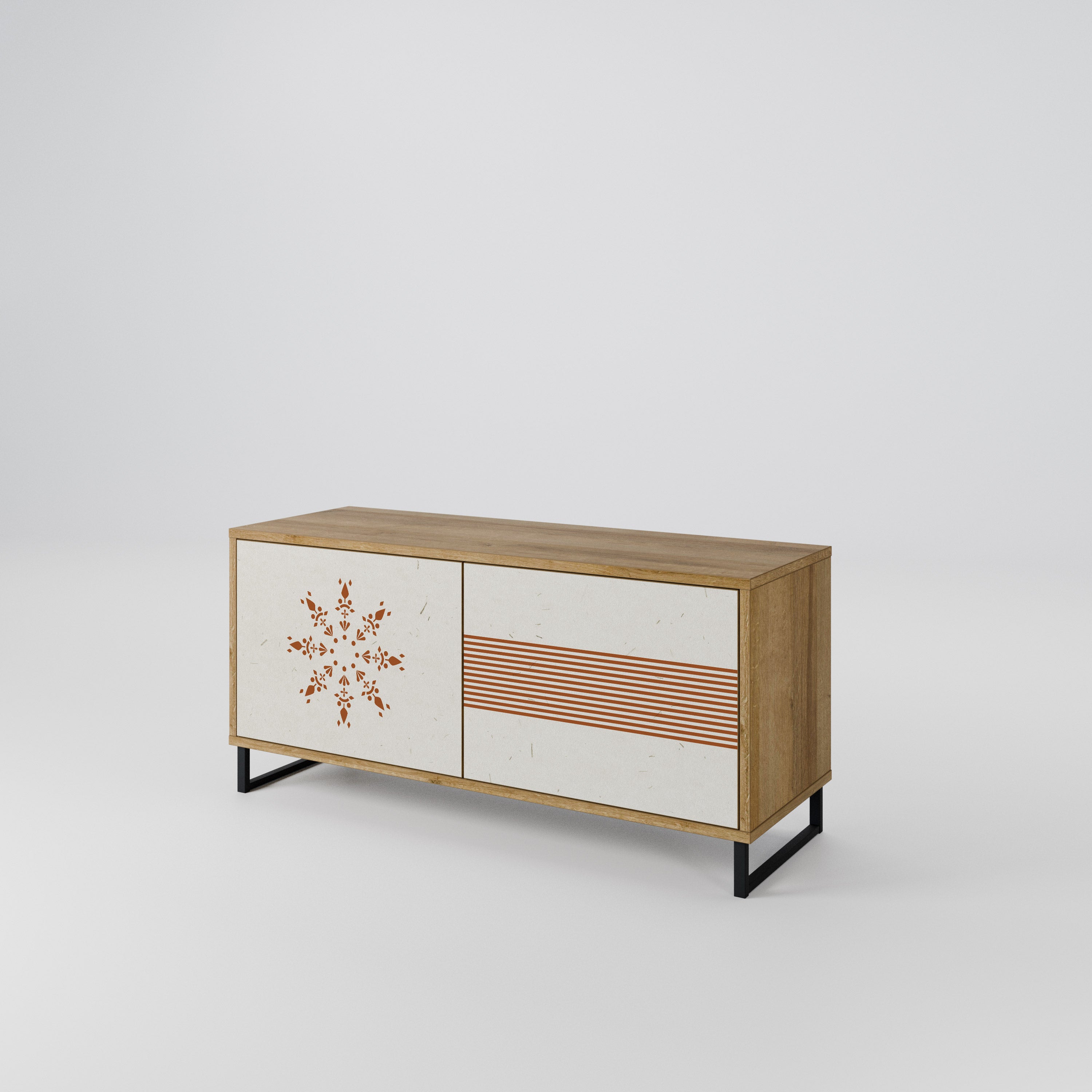 DAILY HARMONY Kompaktes 2-türiges TV-Lowboard