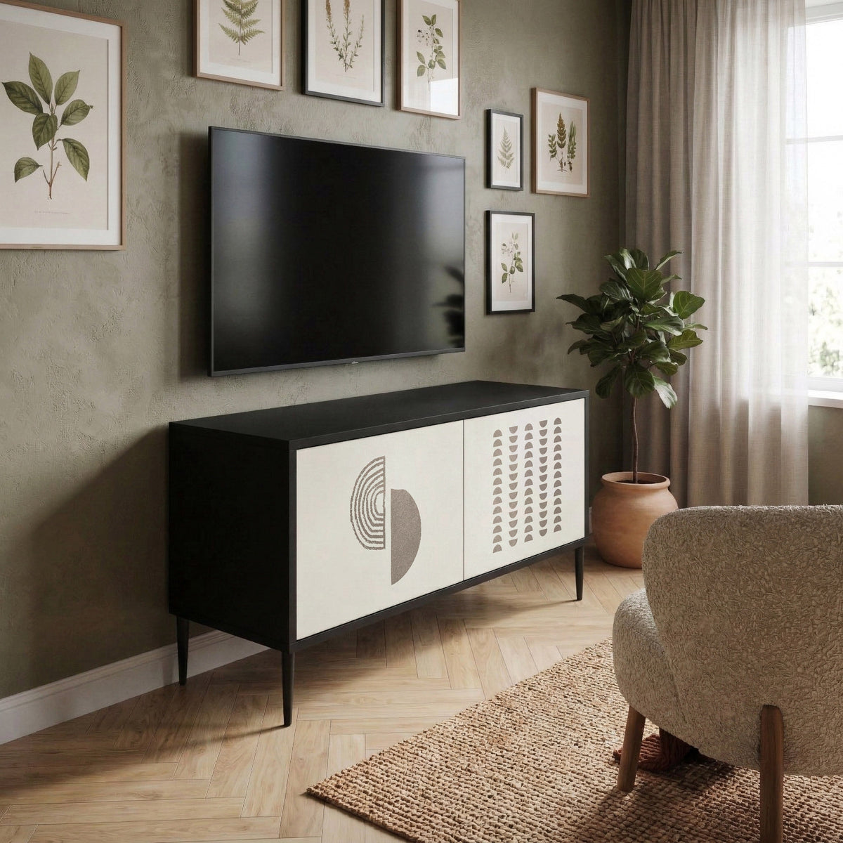 HARMONY ESSENCE Kompaktes 2-türiges TV-Lowboard