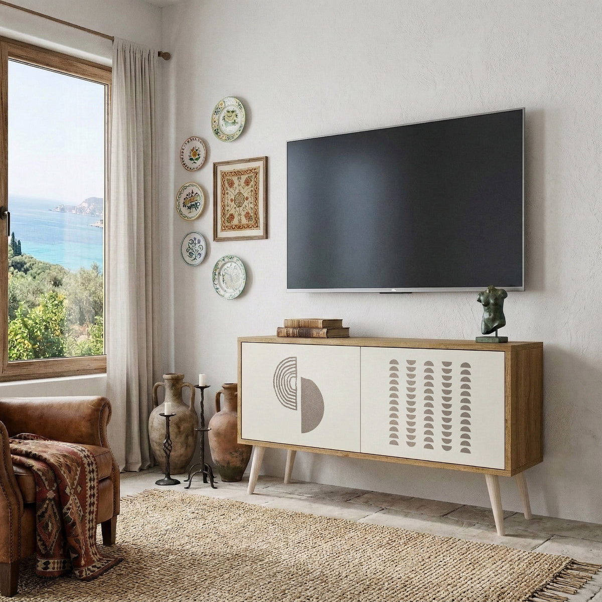 HARMONY ESSENCE Kompaktes 2-türiges TV-Lowboard