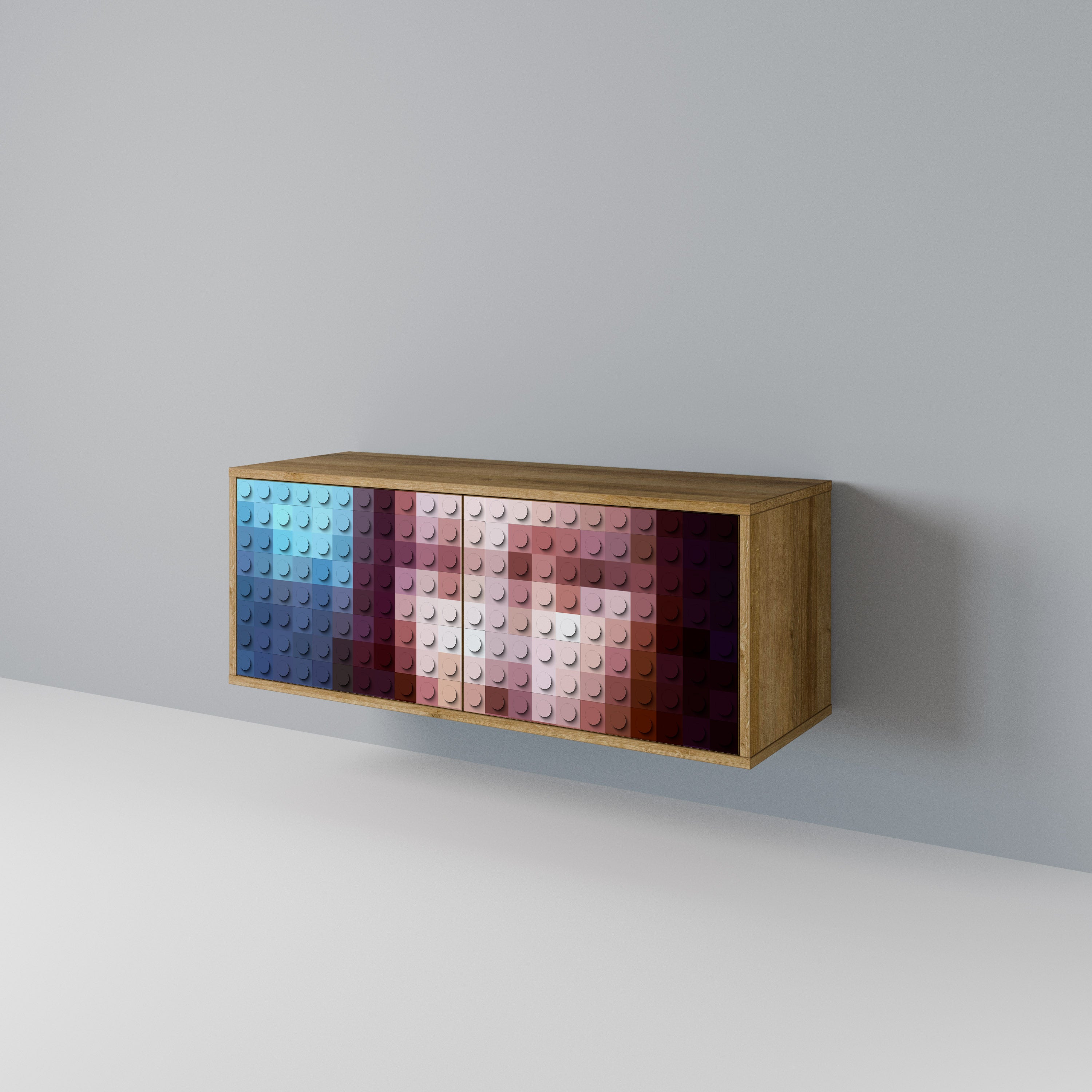 CONSTRUCTIVE ART Kompaktes 2-türiges TV-Lowboard