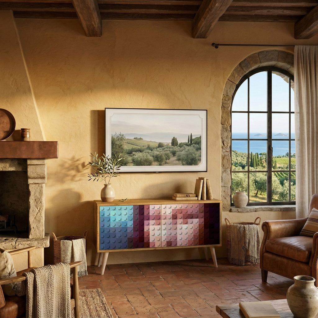 CONSTRUCTIVE ART Kompaktes 2-türiges TV-Lowboard