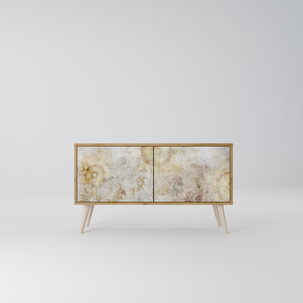 SUNFLOWER BLUR Kompaktes 2-türiges TV-Lowboard