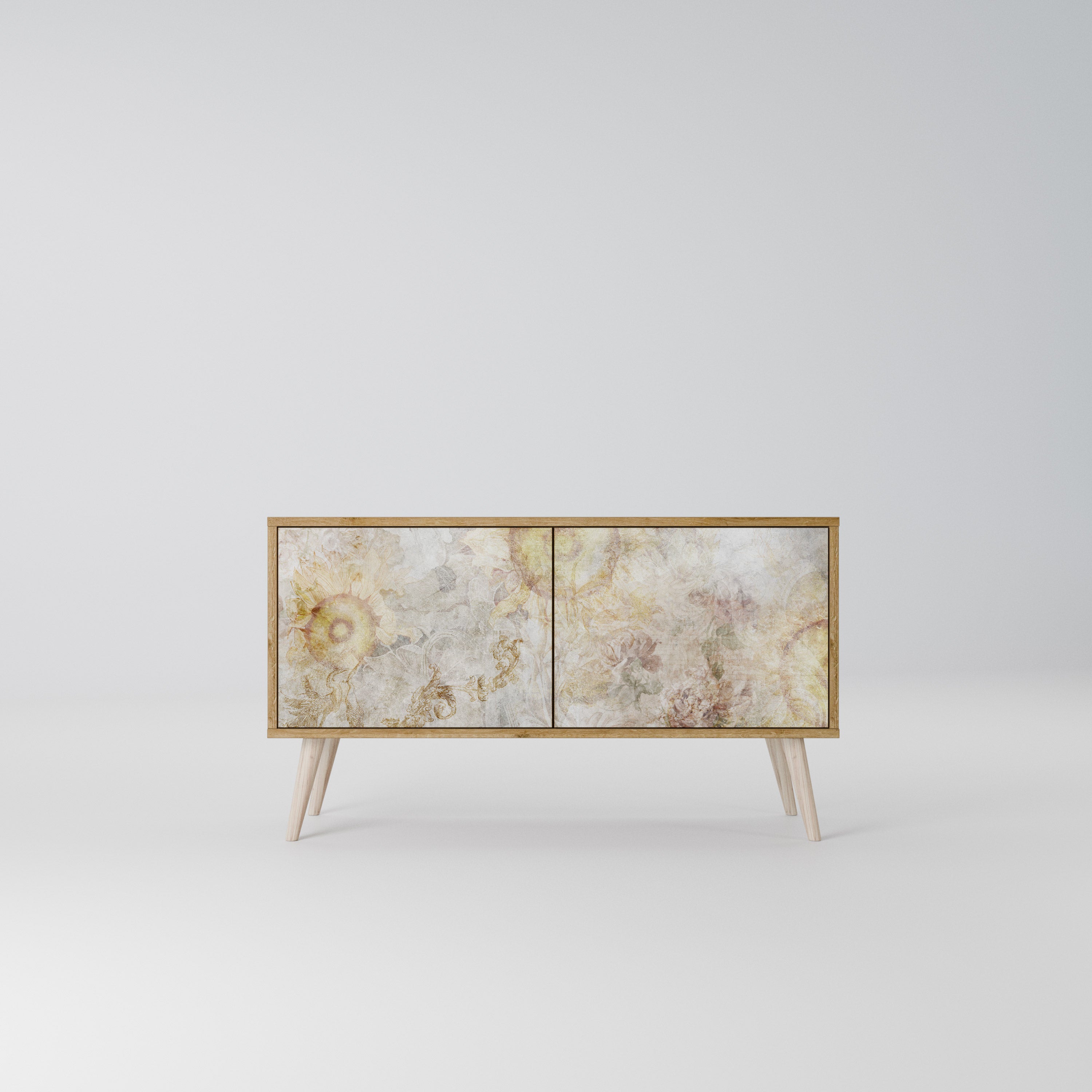 SUNFLOWER BLUR Kompaktes 2-türiges TV-Lowboard