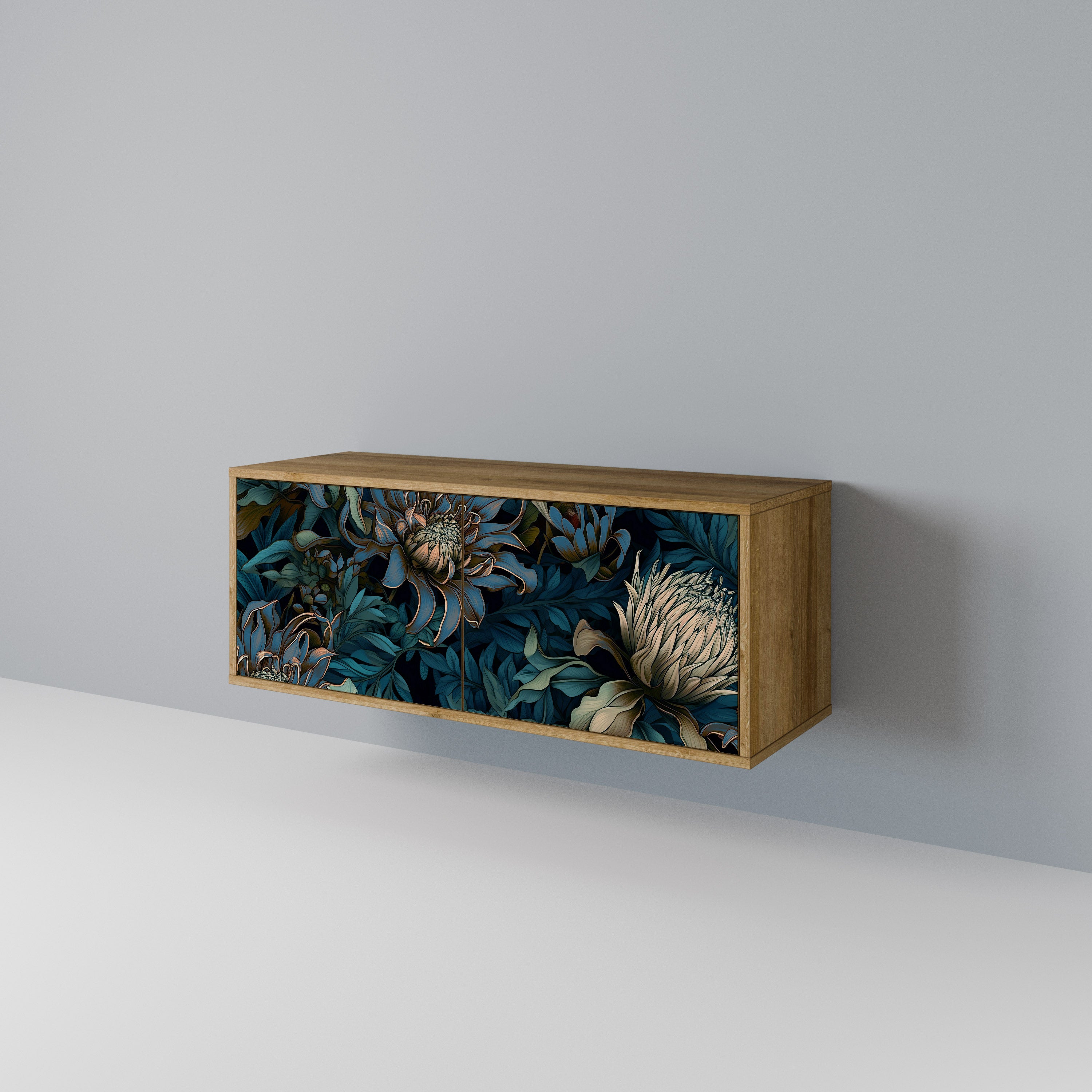 TWILIGHT BLOOM Kompaktes 2-türiges TV-Lowboard