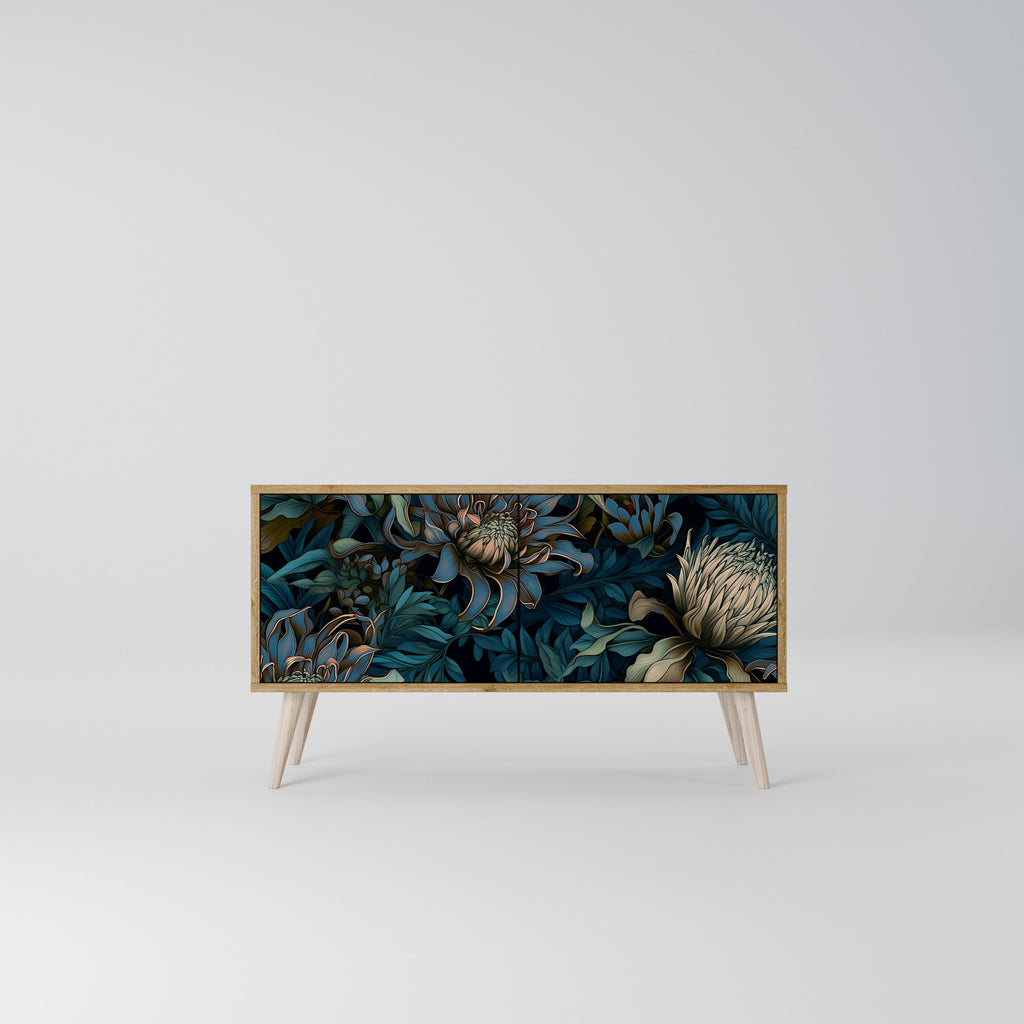 TWILIGHT BLOOM Compact 2-Door TV Cabinet