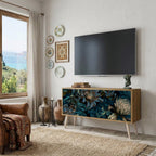 TWILIGHT BLOOM Compact 2-Door TV Cabinet