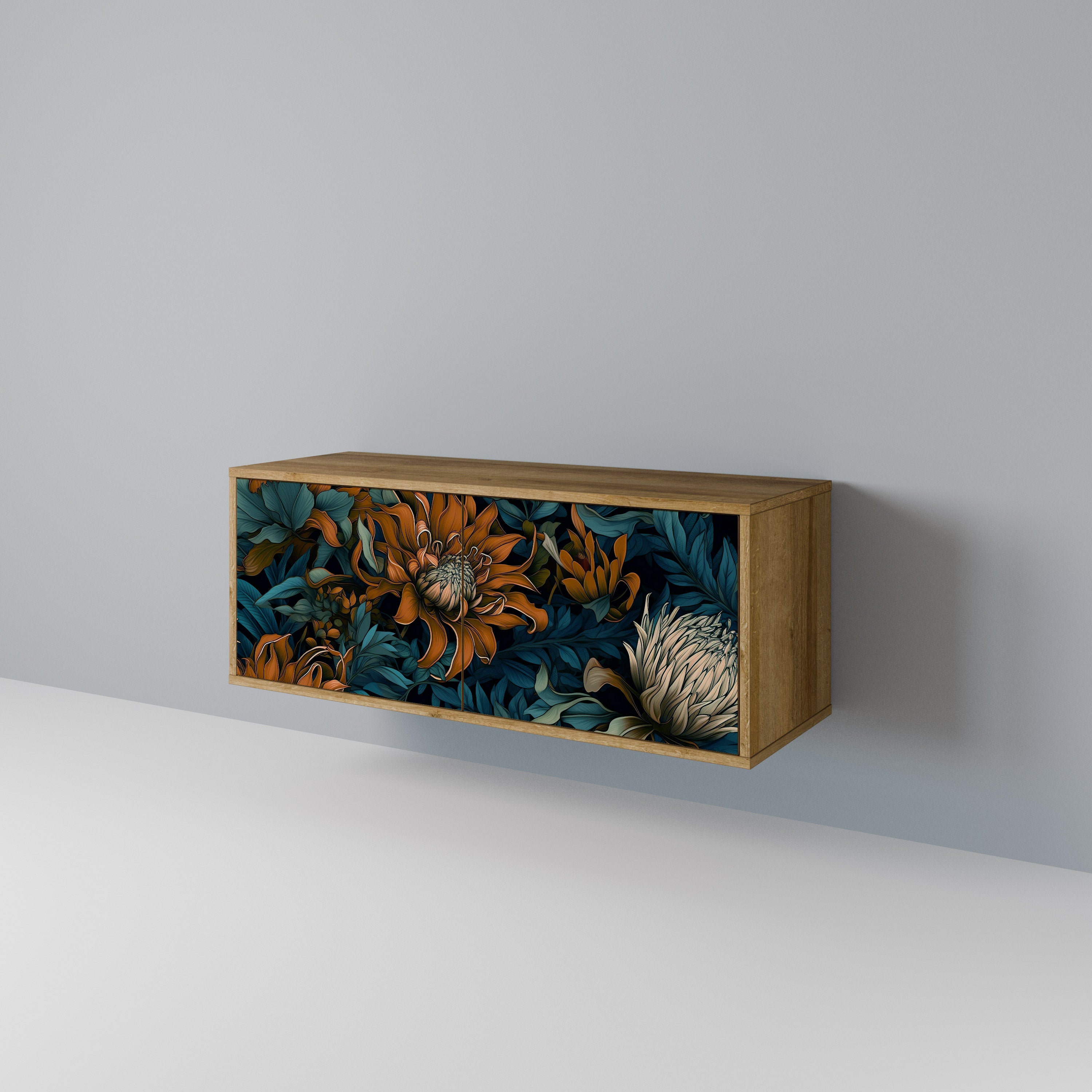 MORNING BLOOM Kompaktes 2-türiges TV-Lowboard