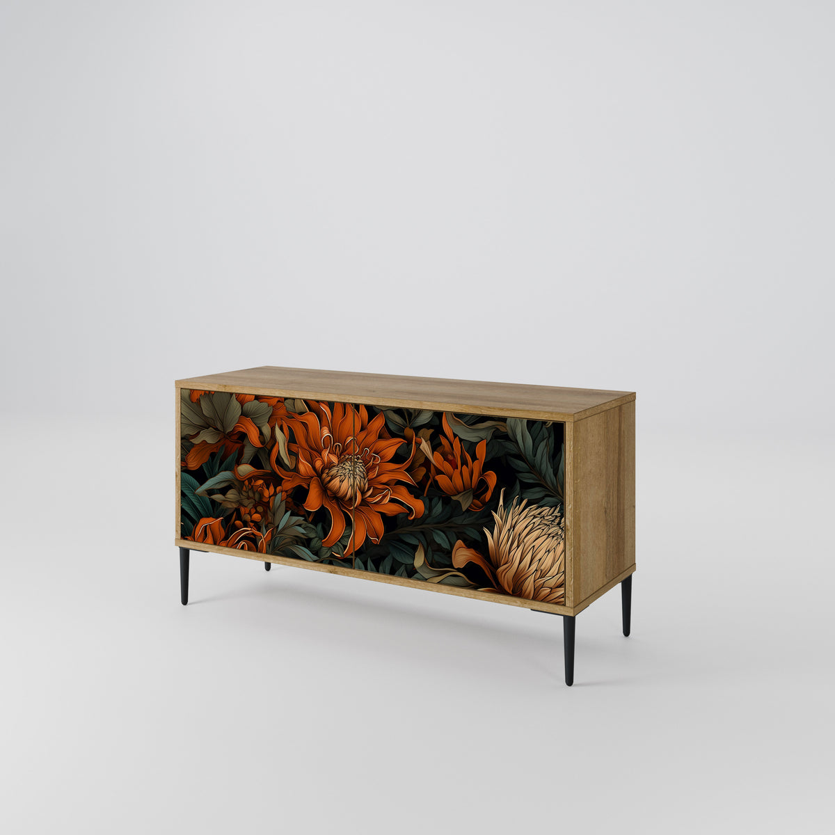 DAWN BLOOM Compact 2-Door TV Cabinet