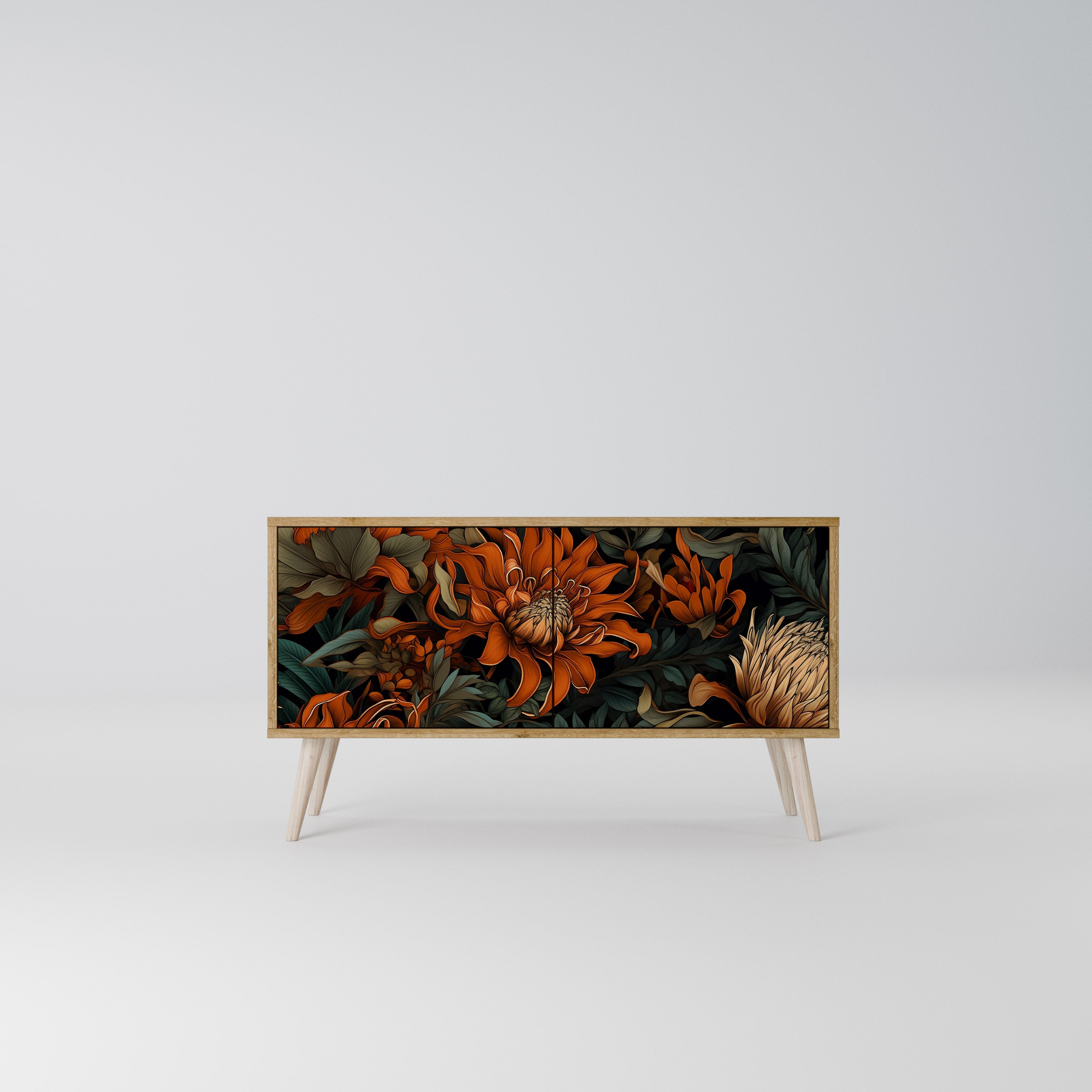 DAWN BLOOM Kompaktes 2-türiges TV-Lowboard