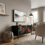 IMAGINARY BLOSSOM Kompaktes 2-türiges TV-Lowboard