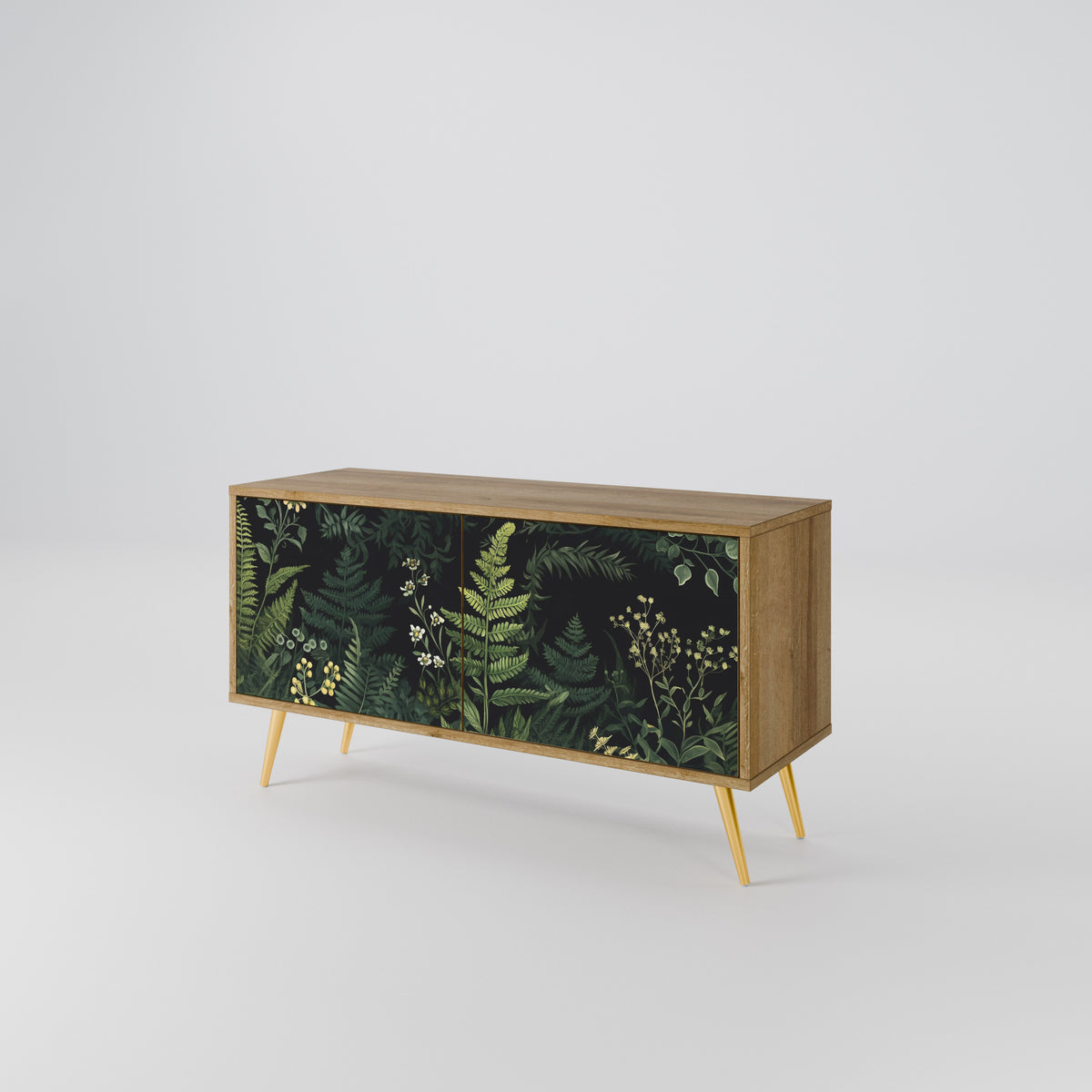 FERN FLOWERS Kompaktes 2-türiges TV-Lowboard