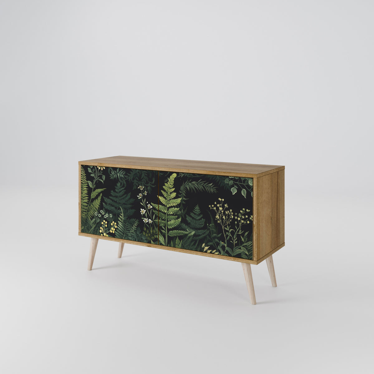 FERN FLOWERS Kompaktes 2-türiges TV-Lowboard