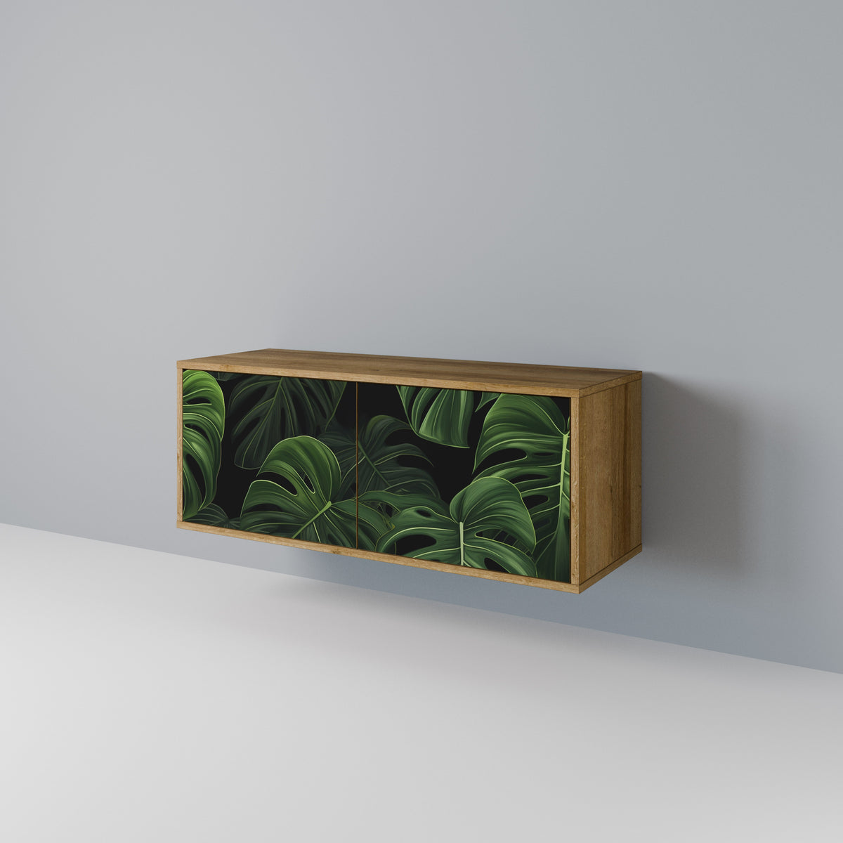 INFINITE MONSTERA Kompaktes 2-türiges TV-Lowboard