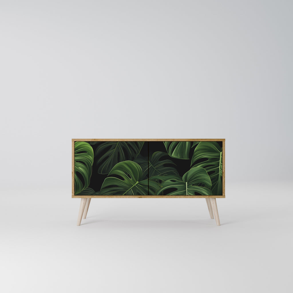 INFINITE MONSTERA Compact 2-Door TV Cabinet