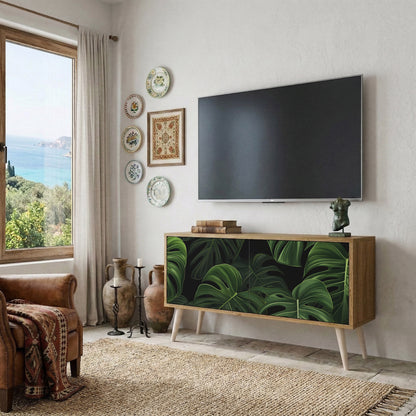INFINITE MONSTERA Kompaktes 2-türiges TV-Lowboard
