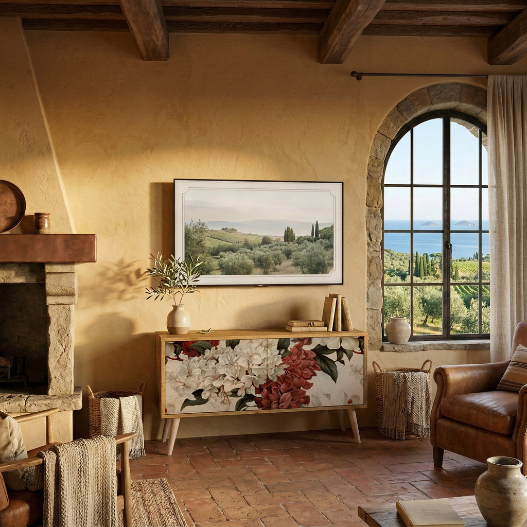 EPHEMERAL DAYS Kompaktes 2-türiges TV-Lowboard